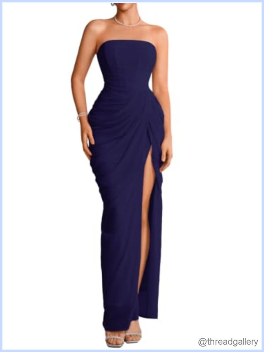 Strapless Corset Dress Long Elegant Formal Gown for Women Mermaid Prom Evening